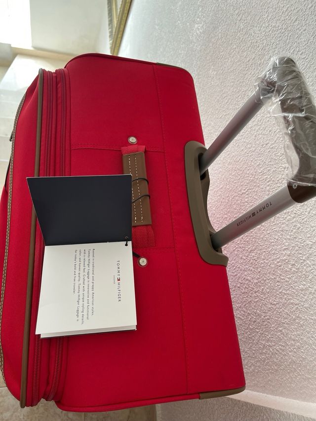 Valigia Tommy Hilfiger Rossa Nuova