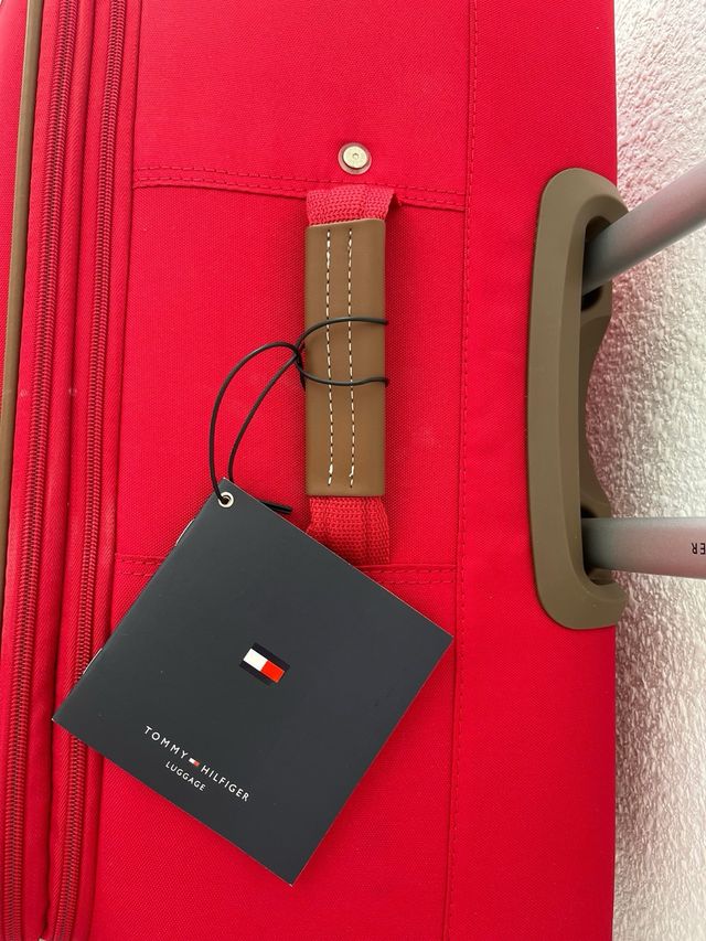 Valigia Tommy Hilfiger Rossa Nuova