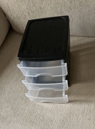 Cajonera pequeña de plástico 17x14x17cm