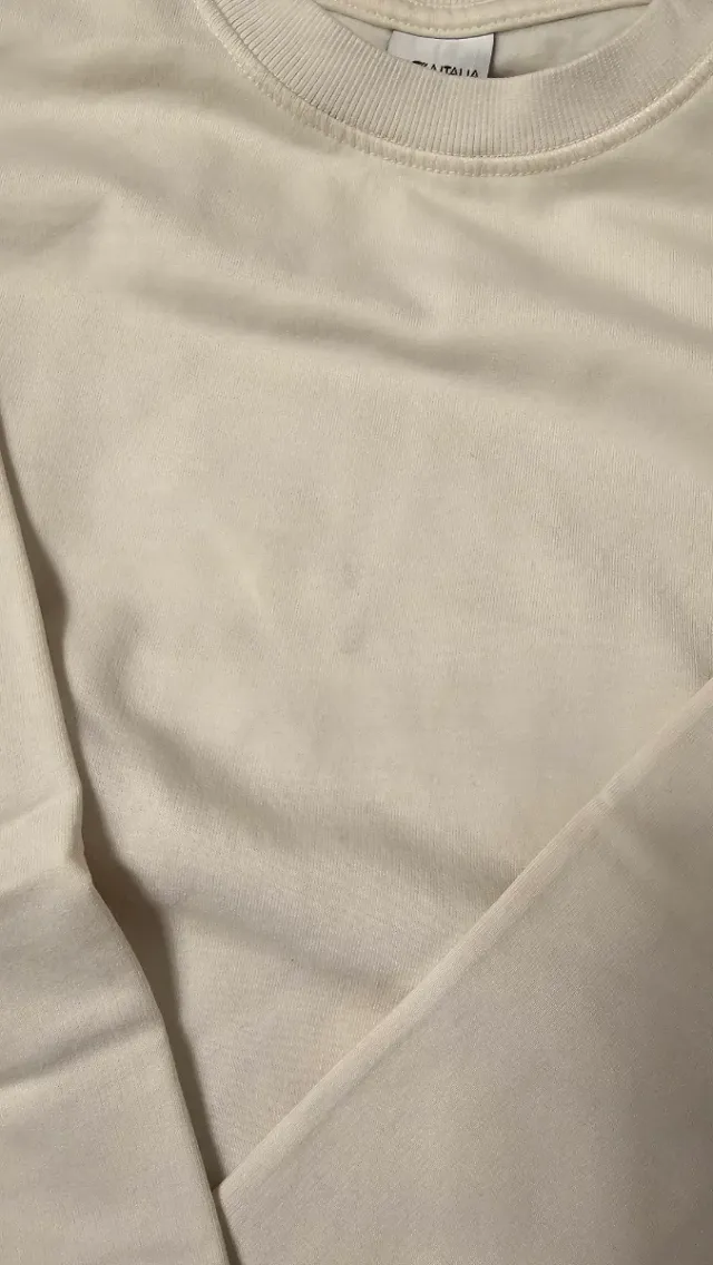 Felpa Piazza Italia color panna