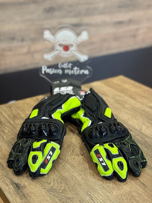 Guantes LS2 SWIFT Negro/Amarillo Flúor