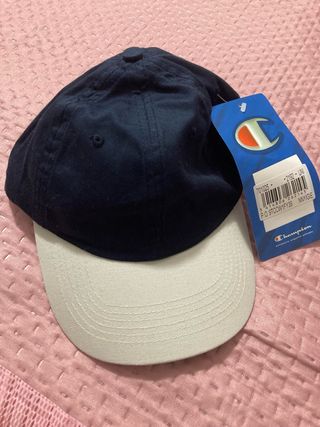 Cappello Champion Blu e Bianco Uomo