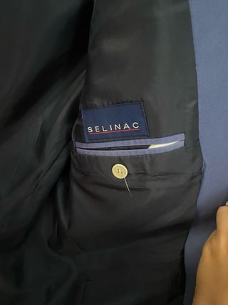 Americana azul de hombre