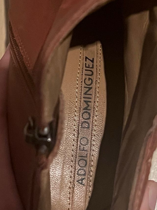 Botines Adolfo Dominguez Marrones Talla 38