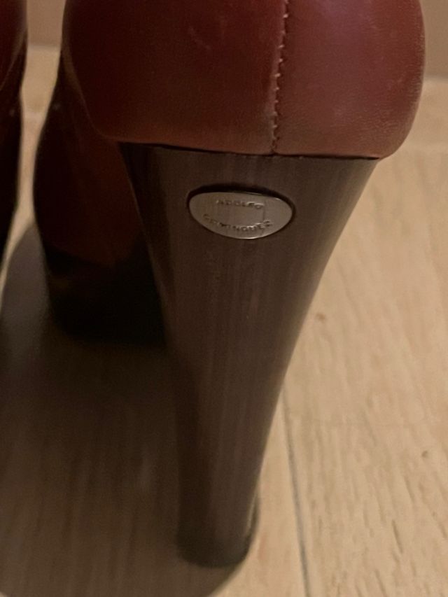 Botines Adolfo Dominguez Marrones Talla 38