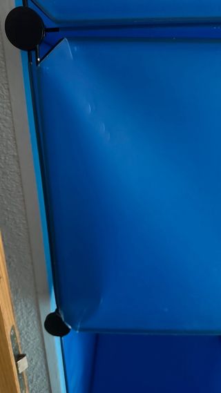 Mueble Almacenaje PVC Azul Modular