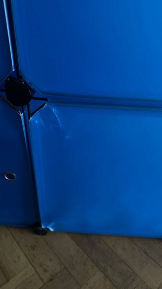 Mueble Almacenaje PVC Azul Modular