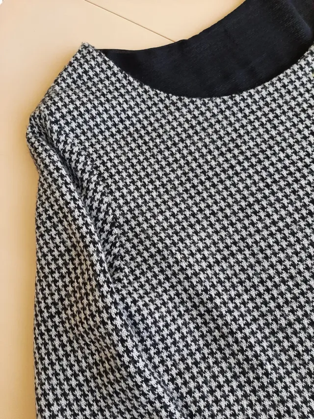 Jersey mujer estampado pata de gallo