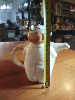 Teiera vintage orsacchiotti abbracciati