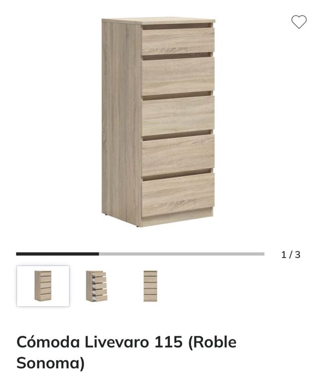 Cómoda Livebaro Roble