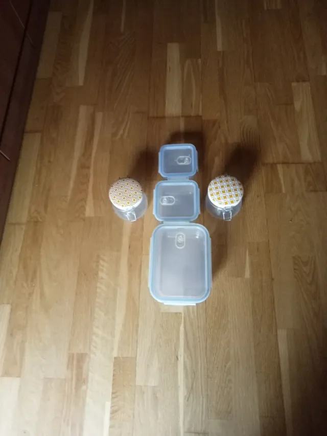 Juego 5 tápers herméticos