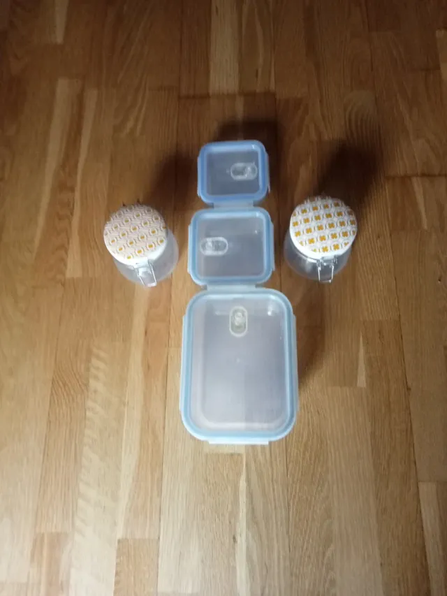 Juego 5 tápers herméticos