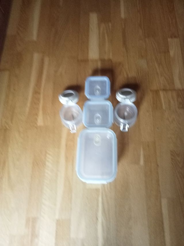 Juego 5 tápers herméticos