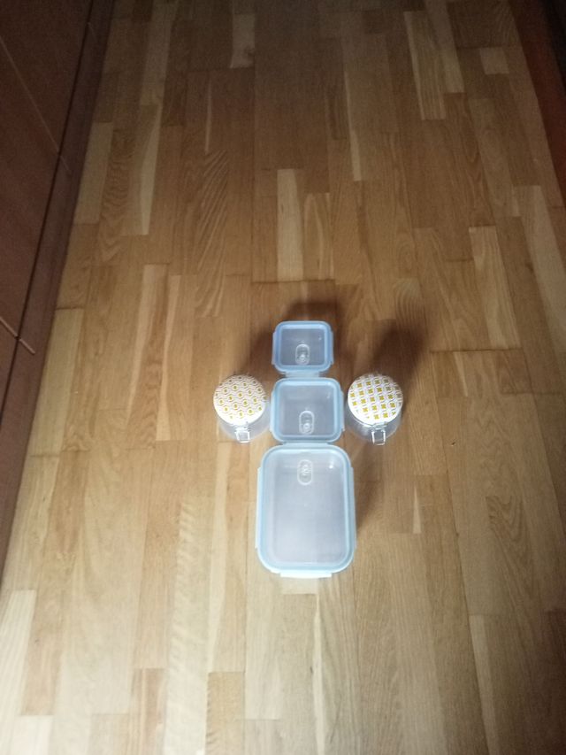 Juego 5 tápers herméticos