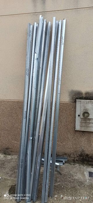 Perfiles de pladur desmontados