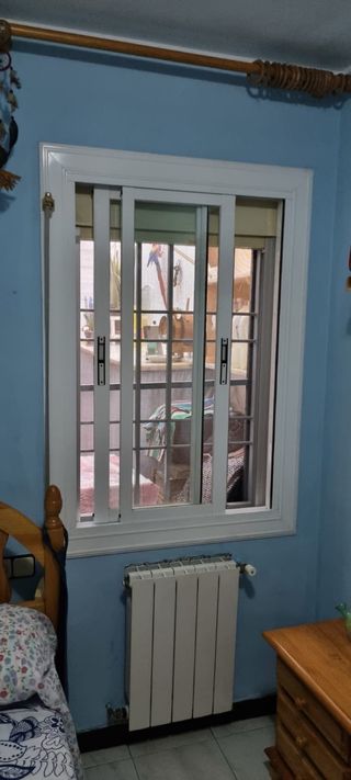 Ventana aluminio blanco 80x120