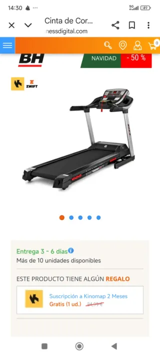 Cinta correr BH  f11 dual