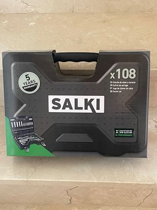 Estuche SALKI PRO 108 pzas 1/4-1/2