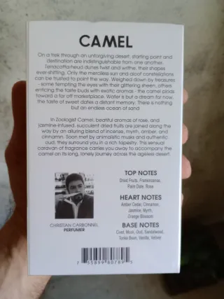 Extracto de Perfume Zoologist Camel 60ml