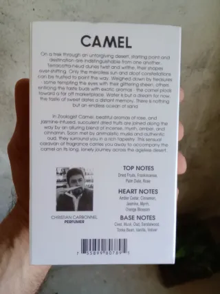 Extracto de Perfume Zoologist Camel 60ml
