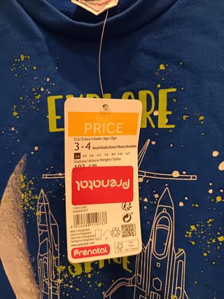 Maglioncino blu Prénatal Explore Space