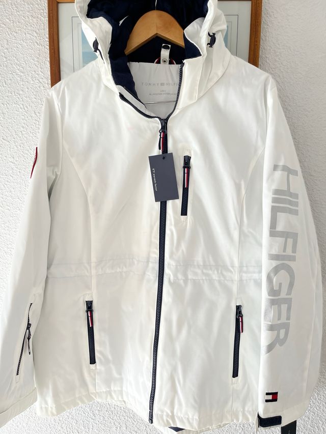 Giubbotto Tommy Hilfiger bianco taglia XL