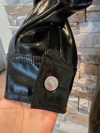 Abito giacca nero lucido