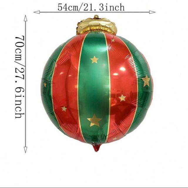 4 Globos Decorativos Navidad