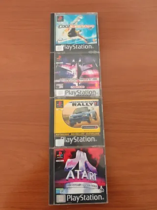 Pack 4 Videojuegos PS1: Cool Boarders, Raging Thun