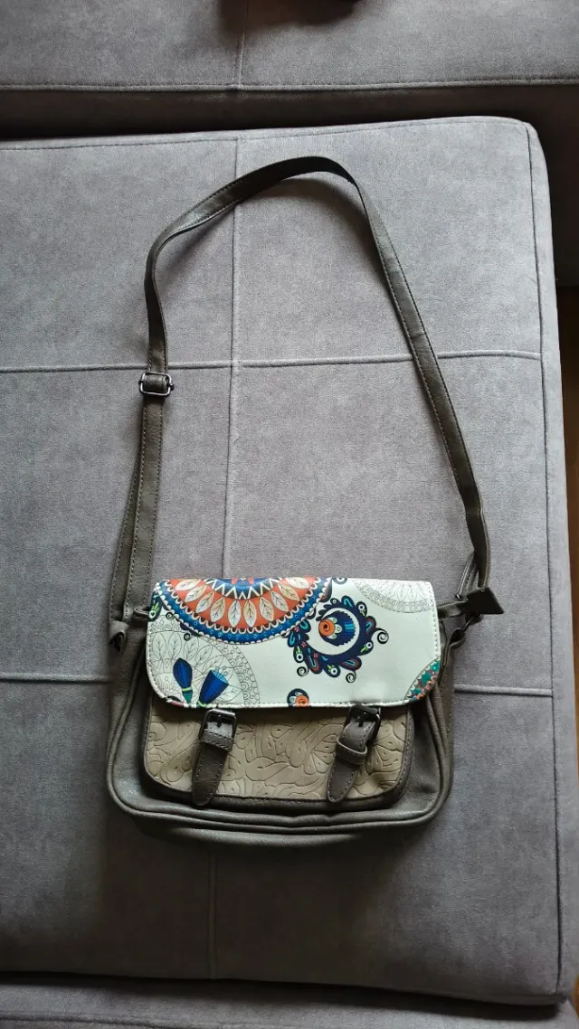 Bolso bandolera estampado