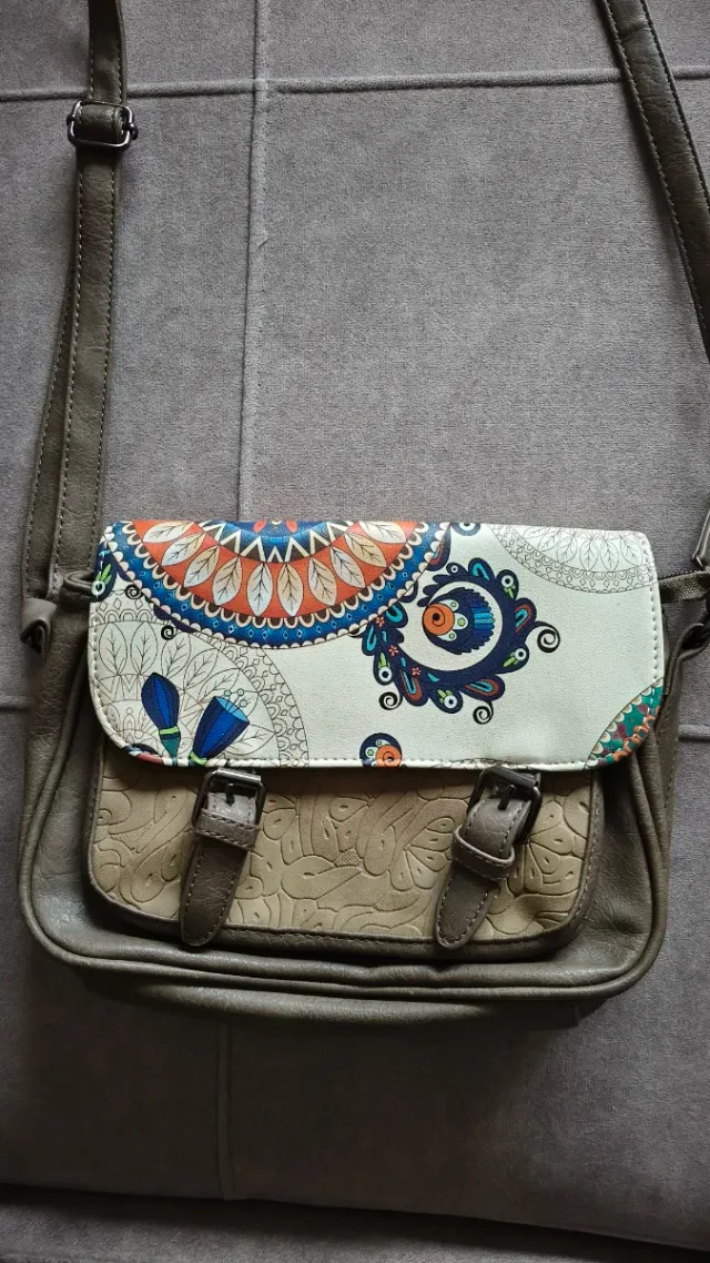 Bolso bandolera estampado