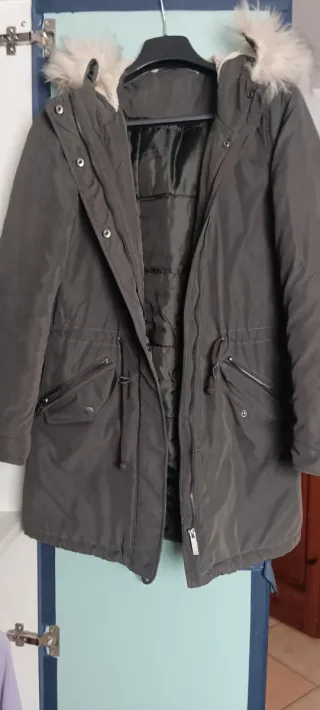 Parka verde OnlyPlay con cappuccio