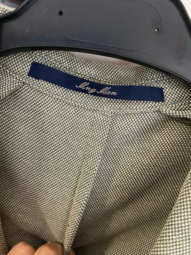 Americana jaspeada de hombre