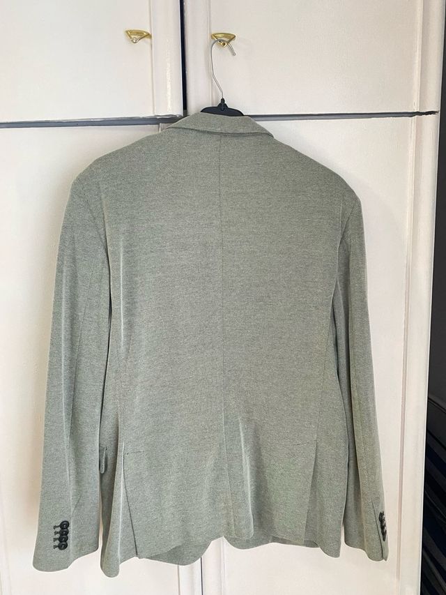 Americana jaspeada de hombre