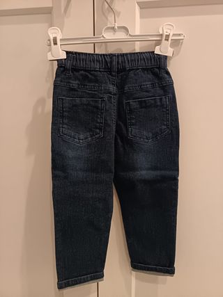 Pantaloni jeans bimbo con patch