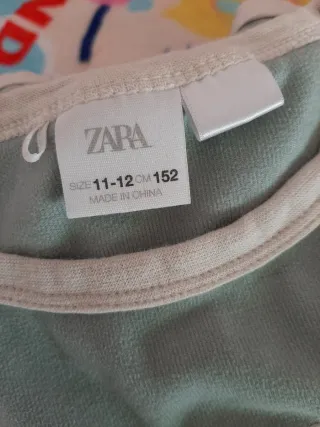 Pijama Zara niña 11-12 años verde