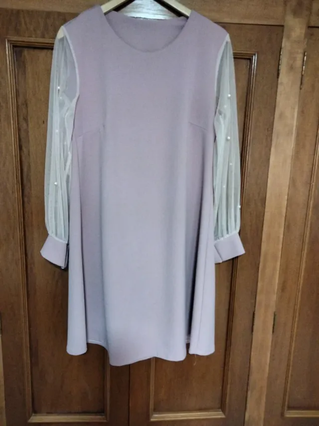 Vestido fiesta mujer rosa talla única