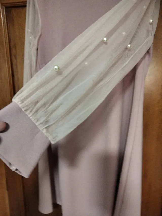 Vestido fiesta mujer rosa talla única