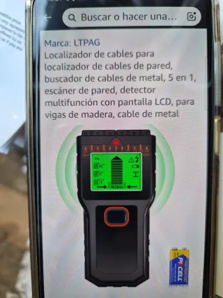 Detector cables y tuberías LTPAG 5 en 1