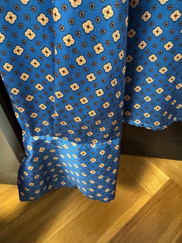 Camisa Zara Satén Estampada Talla M