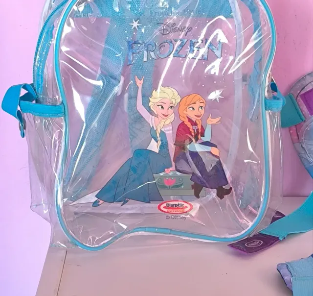 Mochila Frozen con protecciones para patinar, bici
