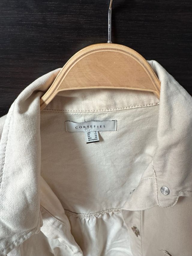 Sobrecamisa Cortefiel Talla L Beige