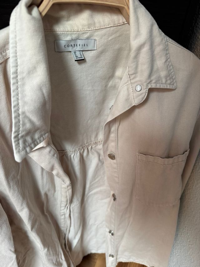 Sobrecamisa Cortefiel Talla L Beige