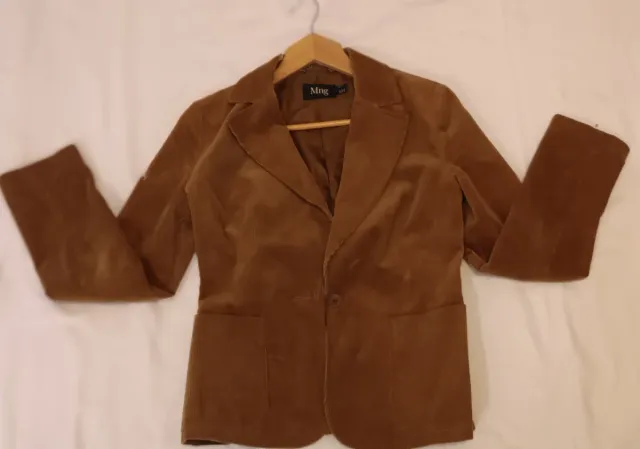 Blazer/ Americana entallda de Mujer de Pana, MNG.