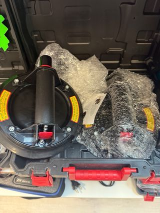 Ventosa de succión para vidrio