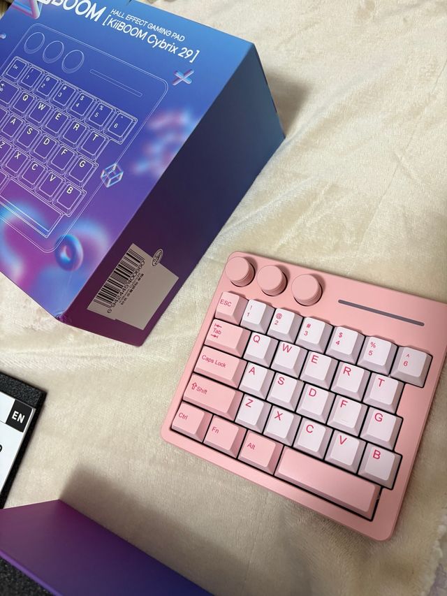 Teclado Gaming KiiBOOM Cybrix 29 Rosa