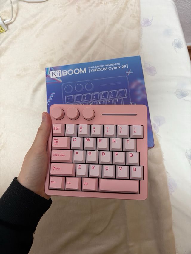 Teclado Gaming KiiBOOM Cybrix 29 Rosa