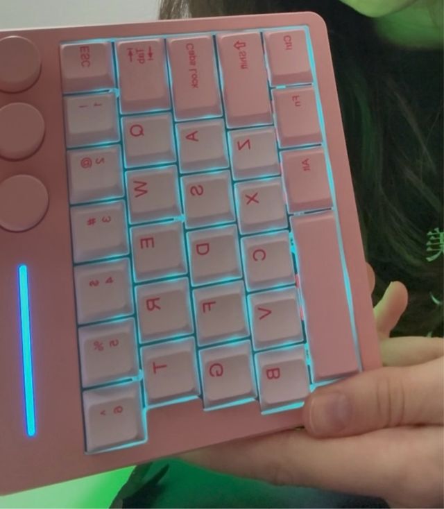 Teclado Gaming KiiBOOM Cybrix 29 Rosa