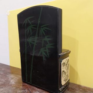 Joyero oriental de madera pintado a mano