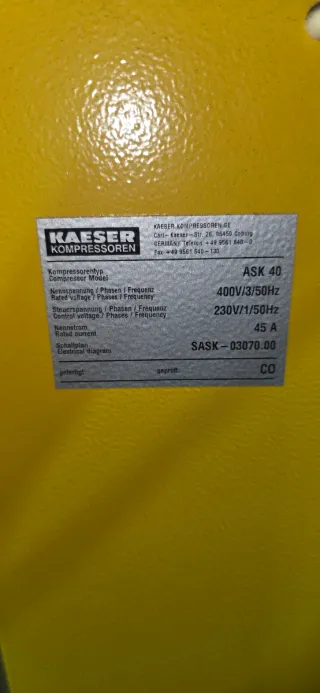 Compresor Kaesser ASK 40 Sigma